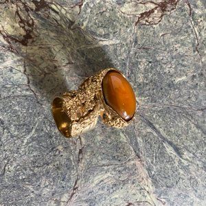 YSL ARTY RING | Amber | Size 7